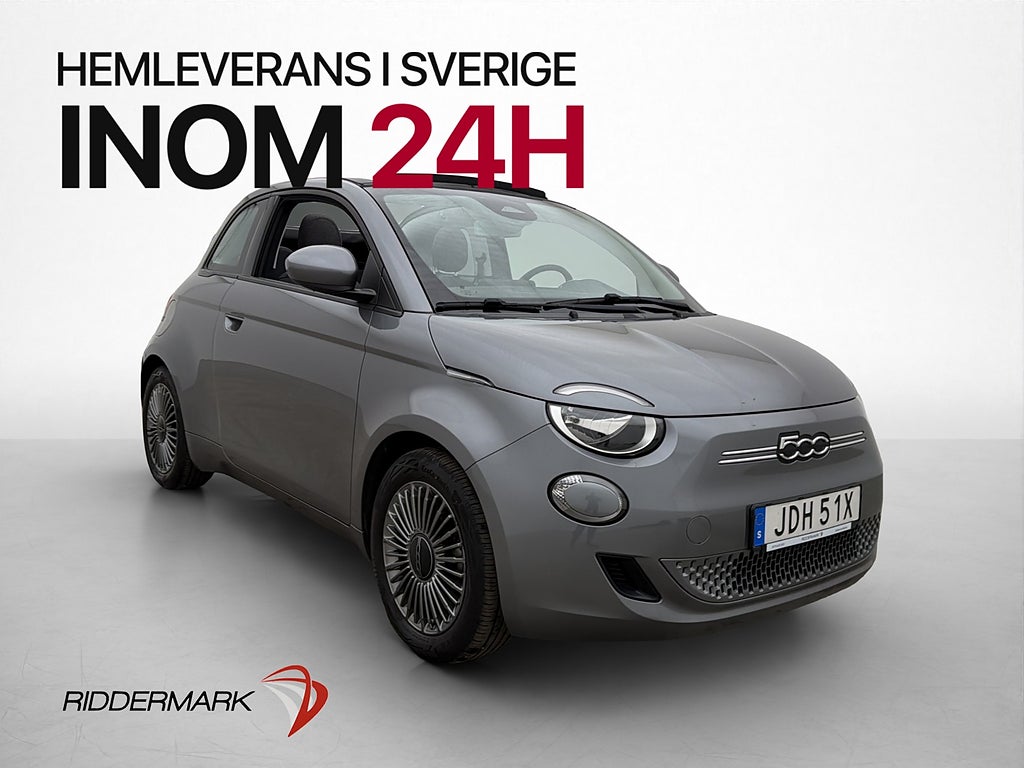 Fiat 500 CE 42 kWh Carbriolet Navigation Farthållare