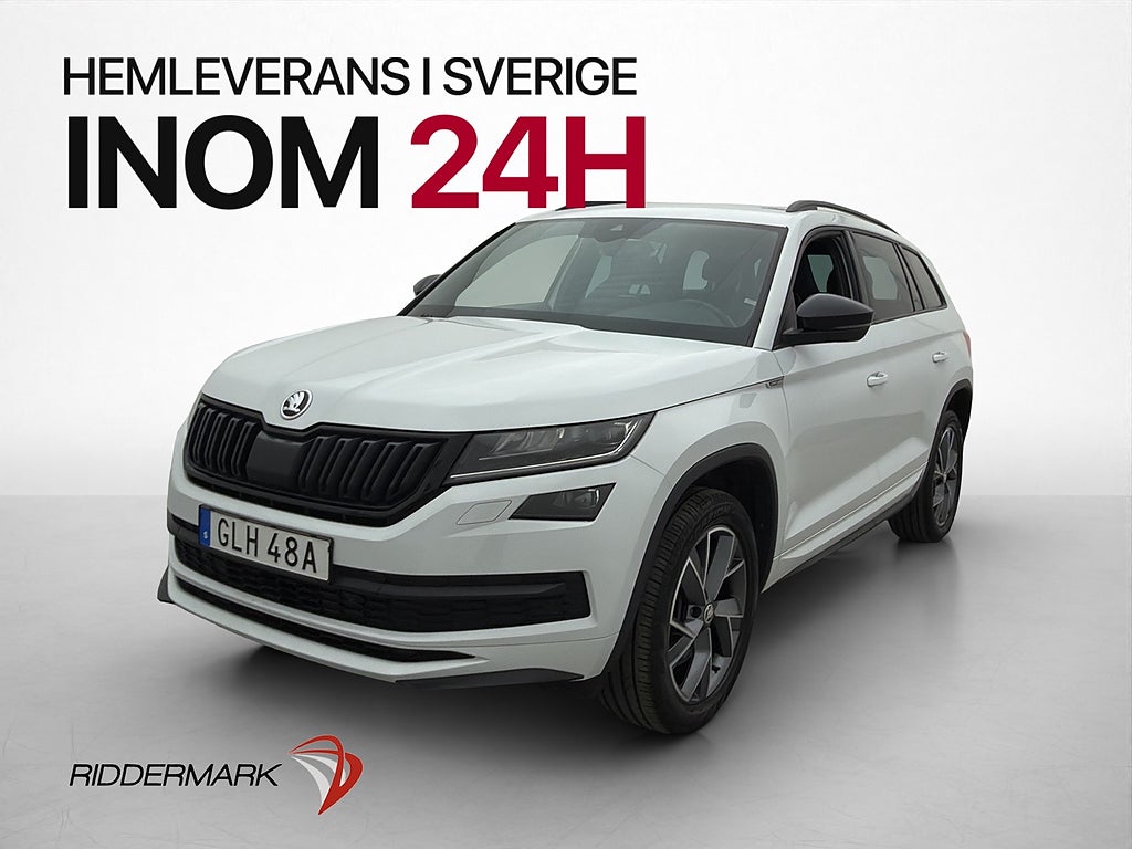 Skoda Kodiaq TSI 4x4 Sportline Cockpit Canton Värmare Kamera