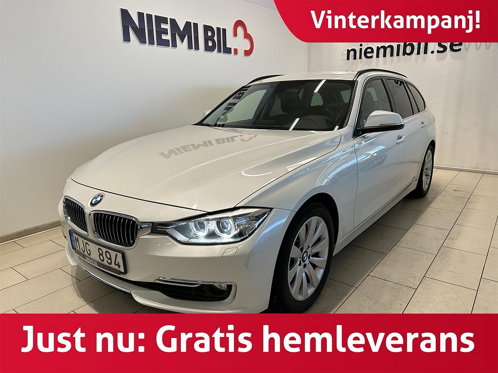 BMW 328 i Touring Luxury Line 245hk/Drag/Mvärm/SoVHjul/Kedja