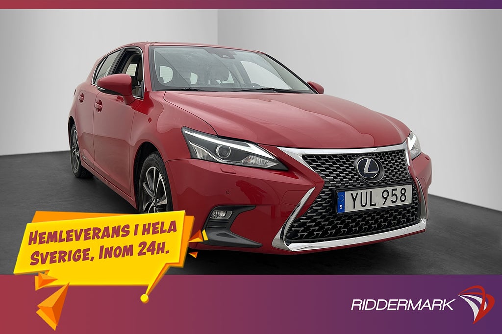 Lexus CT 200h 1.8 Teknikpaket Kamera Navi Adapt-Fart Keyless
