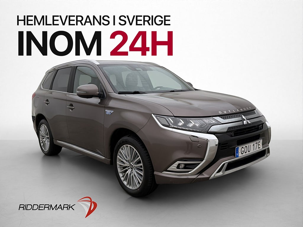 Mitsubishi Outlander PHEV Business X 360° Skinn Dragkrok