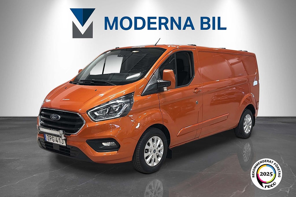 Ford Transit Custom Custom 340 2.0 TDCi 170hk L2 Baslåda Drag D-värm Inredd