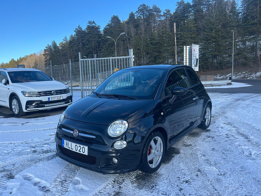 Fiat 500 0.9 8V TwinAir Turbo 105hk 12300mil Nyservad Euro 6