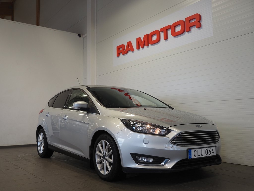 Ford Focus 1.0 EcoBoost 125hk Titanium Farthållare 2017
