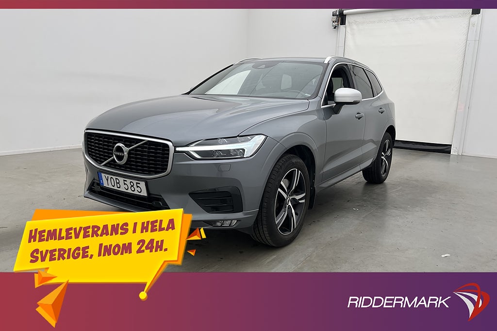 Volvo XC60 T5 AWD R-Design VOC Värm Kamera HUD CarPlay BLIS