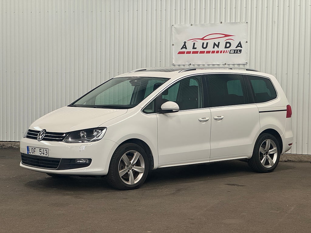 Volkswagen Sharan 7-sits 2.0 4Motion Nykamrem/Pano/Kamera
