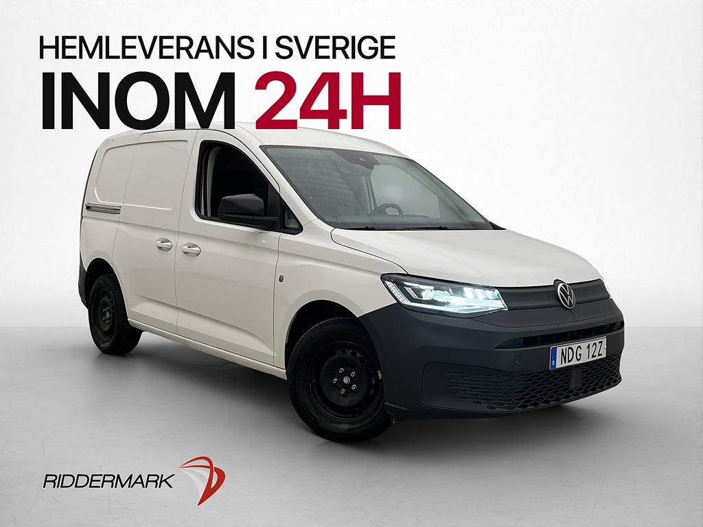Volkswagen Caddy Cargo 2.0TDI Värmare PDC Drag CARPLAY Moms