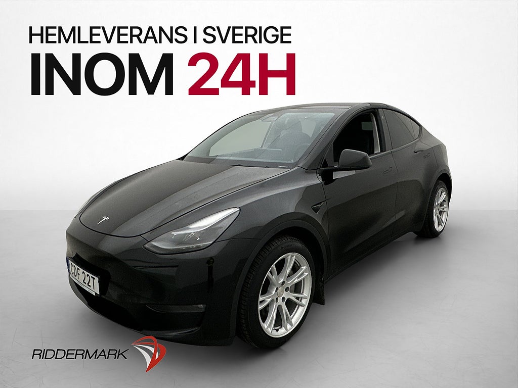 Tesla Model Y Long Range AWD Drag Värmare Autopilot MOMS