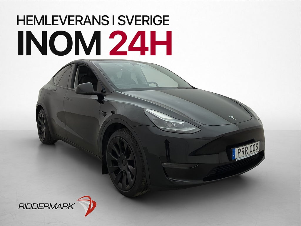 Tesla Model Y Long Range AWD Autopilot Dragkrok Svensksåld