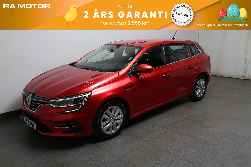 Renault Mégane Sport Tourer 1,3 TCe 140hk Keyless P-Sensorer Leasbar 2023