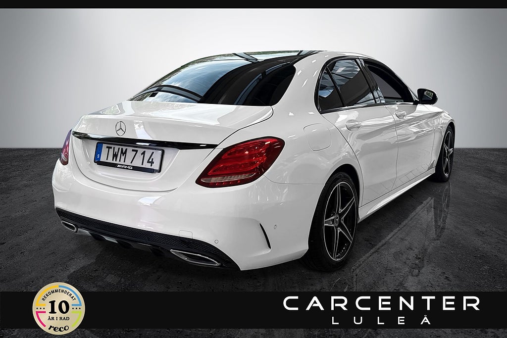 Mercedes-Benz C 220 d 9G-Tronic AMG Line Läder/Pano/Ambient/CarPlay