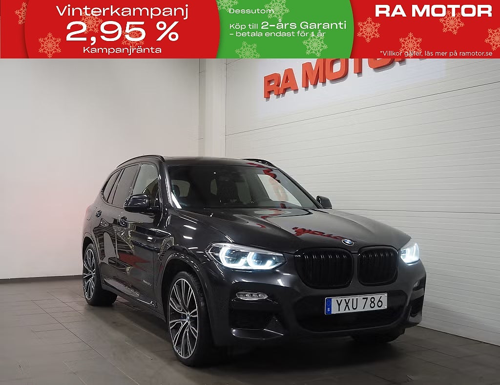 BMW X3 xDrive30d 265hk M Sport Innovation Pano 21" Drag H/K 2018