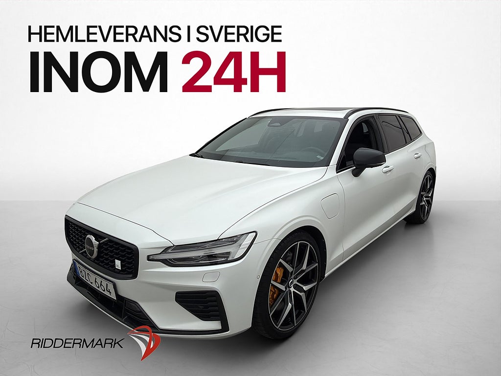 Volvo V60 Recharge T8 AWD Polestar Engineered B&W Pano MOMS