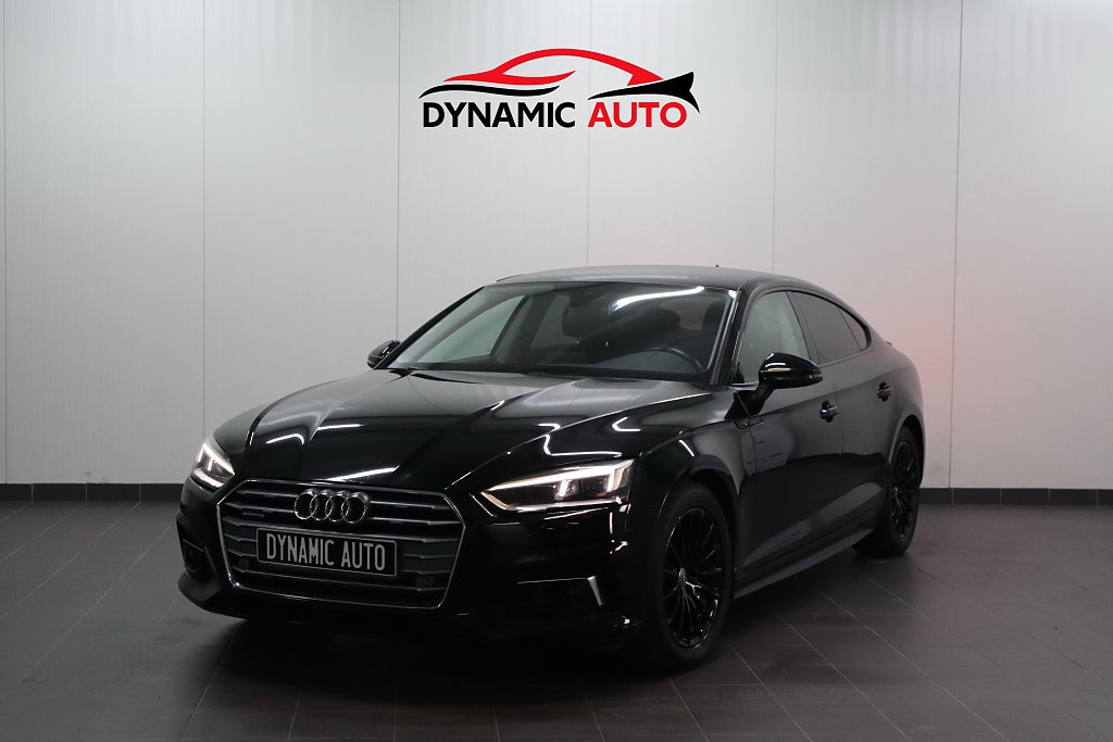 Audi A5 Sportback 2.0 TDI/Quattro/Dragkrok/CarPlay/190hk