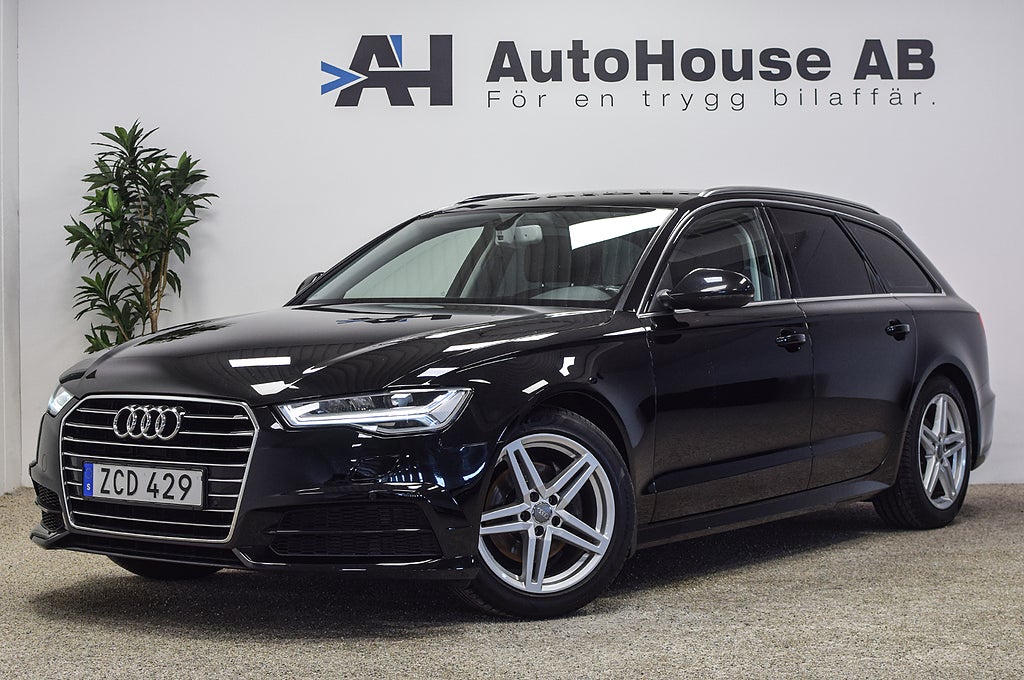 Audi A6 Avant 2.0 TDI 190HK Dieselvärmare Drag Navi Garanti