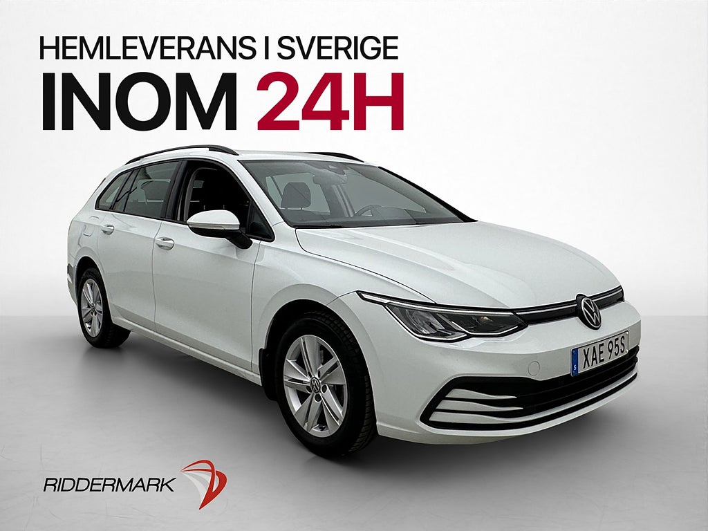 Volkswagen Golf SC 1.5 TGI 132hk CarPlay Rattvärme MOMS