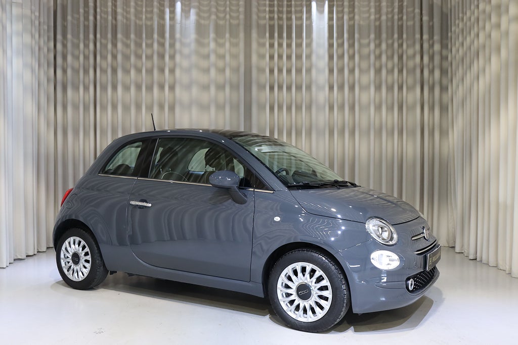 Fiat 500 1.2 69HK Lounge Panorama V-Hjul P-Sensor Ny-Service
