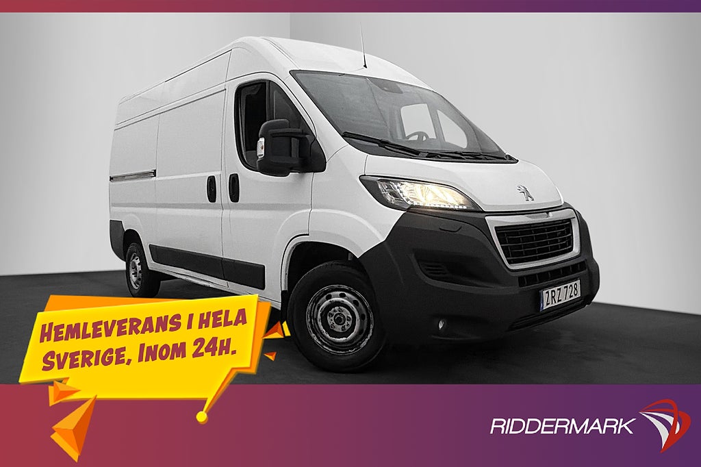 Peugeot Boxer L2H2 140hk Ny-Kamrem Värm B-Kamera 3-Sits Moms