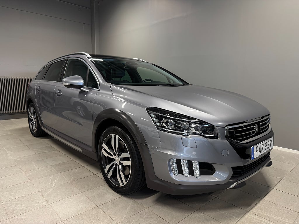 Peugeot 508 RXH 2.0 BlueHDi 180hk EAT Skinn Pano JBL Navi B-kam Eu6