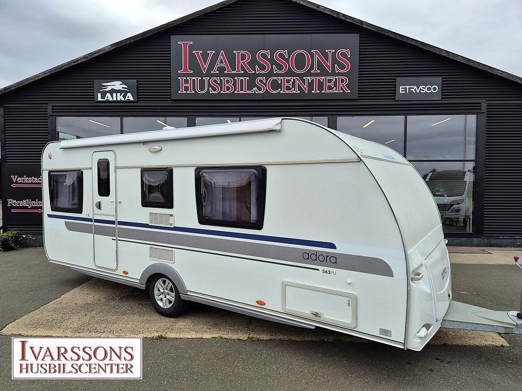 Adria Adora 563 PU / Queensbed / Alde / Förtält / Markis
