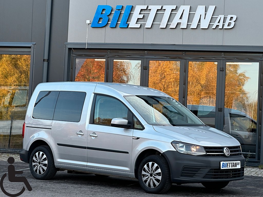 Volkswagen Caddy Life 2.0 TDI Euro 6|Handikappanpassad|Ramp