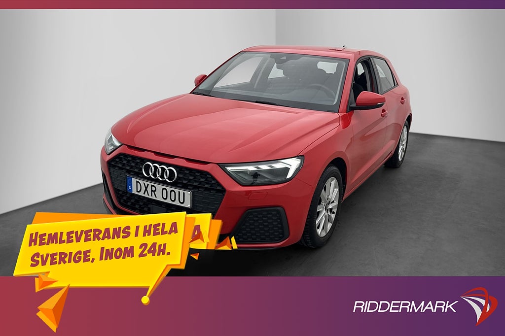 Audi A1 Sportback 30 TFSI 110hk Proline CarPlay Cockpit