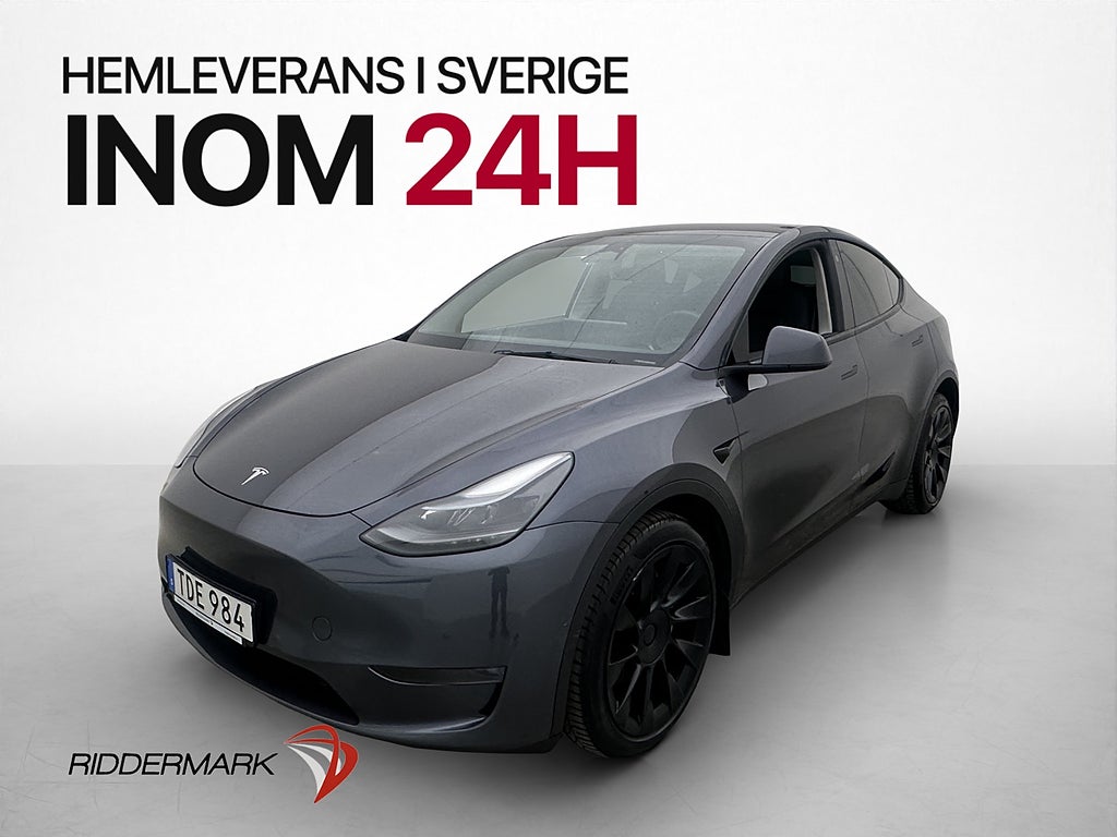 Tesla Model Y Long Range AWD Svensksåld Pano Kamera MOMS