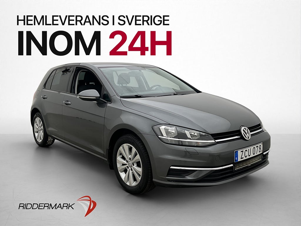 Volkswagen Golf 1.0 TSI Värmare Adapt-fart CarPlay 0,48l/Mil