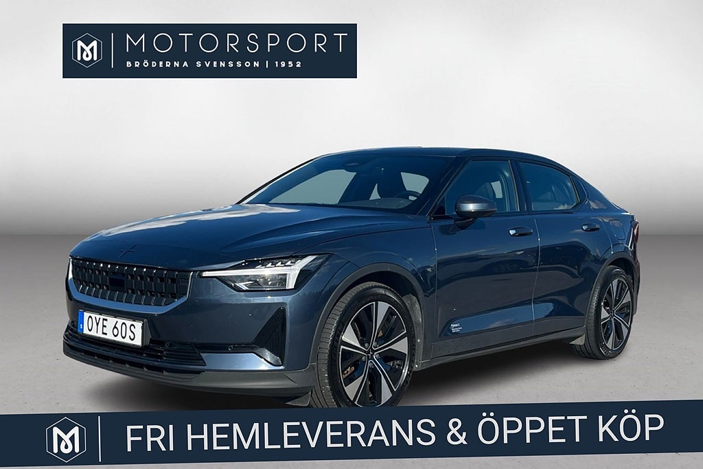 Polestar 2 Long Range Dual Motor 408hk Panorama PLUS Drag H&K