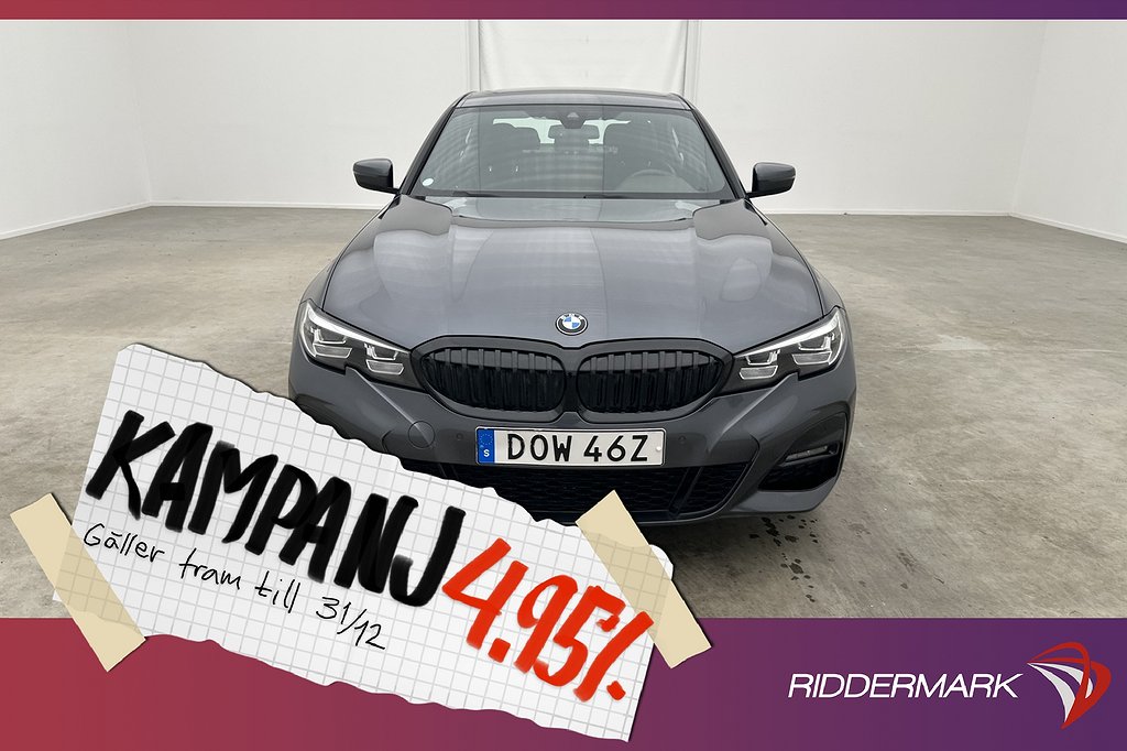 BMW 330 e xDrive 292hk M Sport HiFi Kamera Navi 4,95% Ränta