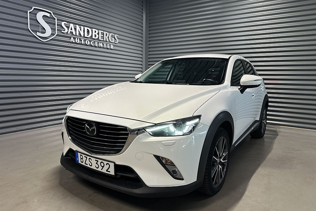 Mazda CX-3 1.5 SKYACTIV-D AWD Optimum B-kamera HuD BOSE Navi Skinn