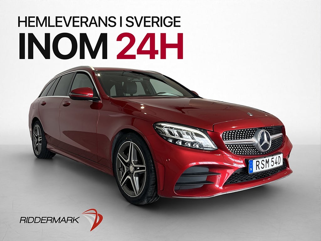 Mercedes-Benz C 220 T d 194hk AMG B-Kamera Navi Dragkrok