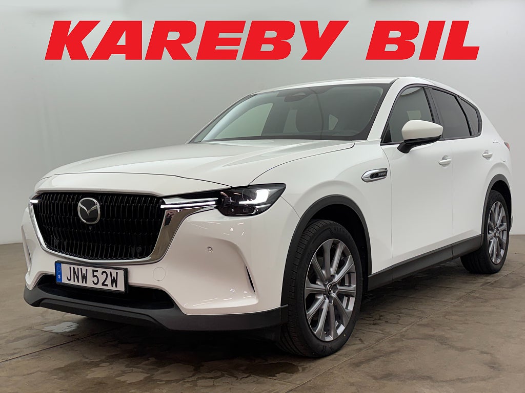Mazda CX-60 PHEV 327hk BOSE 360 Kamera Navi Dragkrok HUD