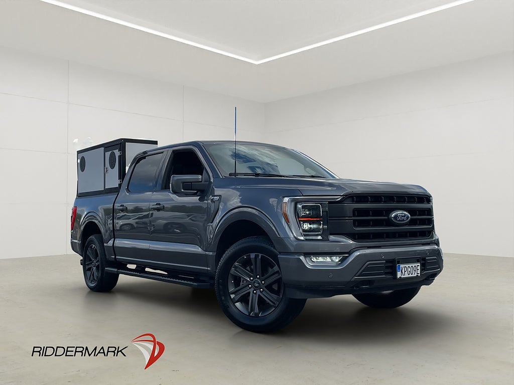 Ford F-150 Lariat Sport V8 4x4 HUNDKÅPA Pano B&O Skinn Moms