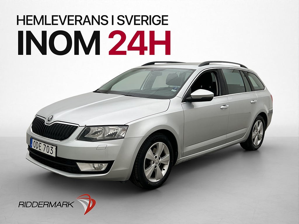 Skoda Octavia Kombi 1.6 TDI 110hk Ambition CarPlay Sensorer