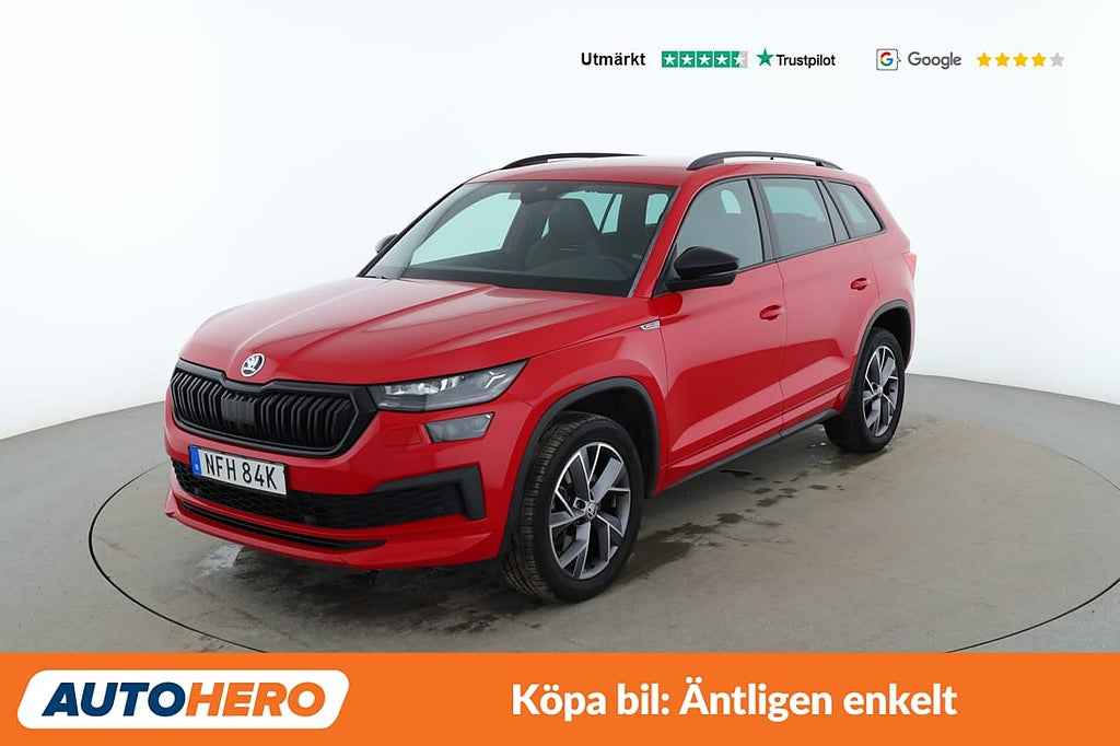 Skoda Kodiaq 2.0 TDI Sportline 4x4 / Värmare, CarPlay, Can...