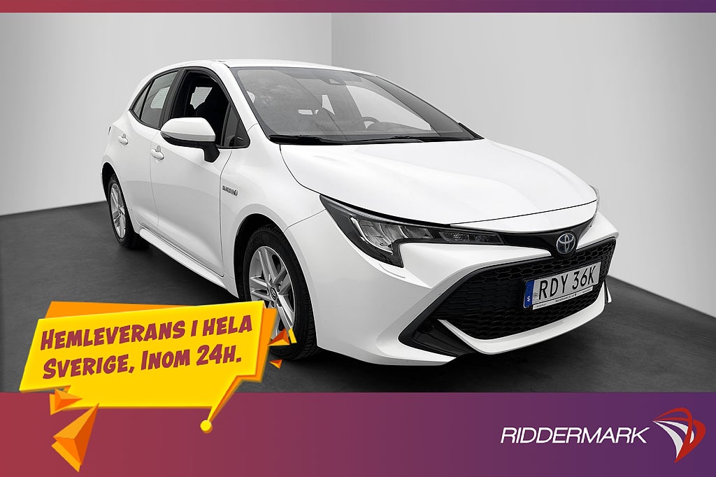 Toyota Corolla Hybrid 122hk Active Kamera Rattvärme Adapt-Fa