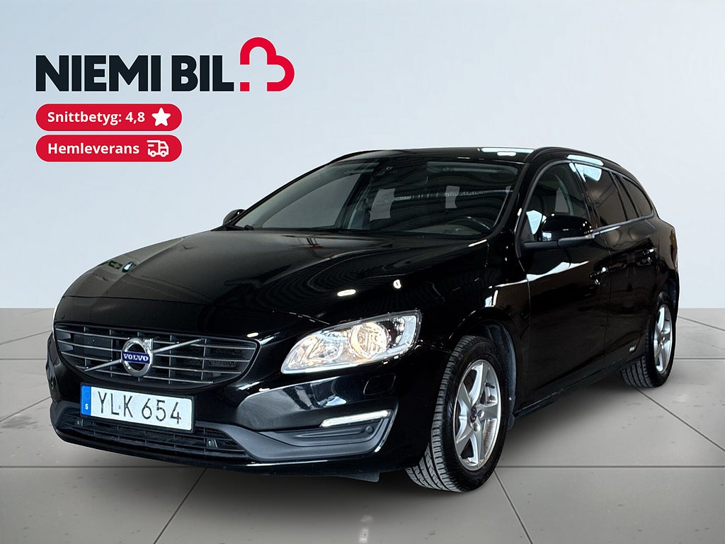 Volvo V60 D4 AWD Aut Värmare Cockpit Farthållare Nyserv Psens S&V