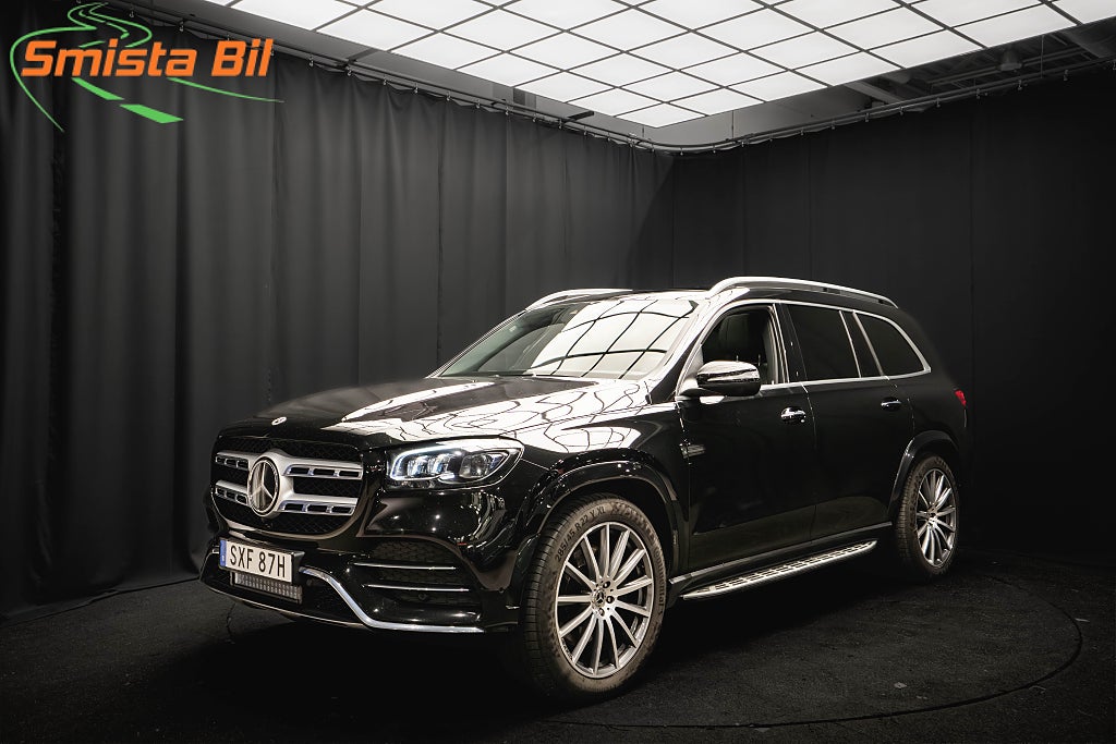 Mercedes-Benz GLS 400 d 4M AMG 7-sits PANO LUFT BUR DRAG HUD 1-ÄGARE MOMS