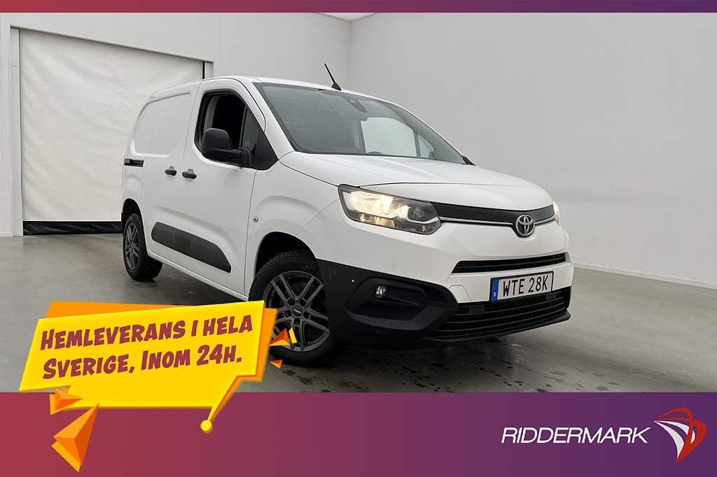 Toyota proace-city 1.5D Värmare B-Kamera 3-Sits CarPlay MOMS