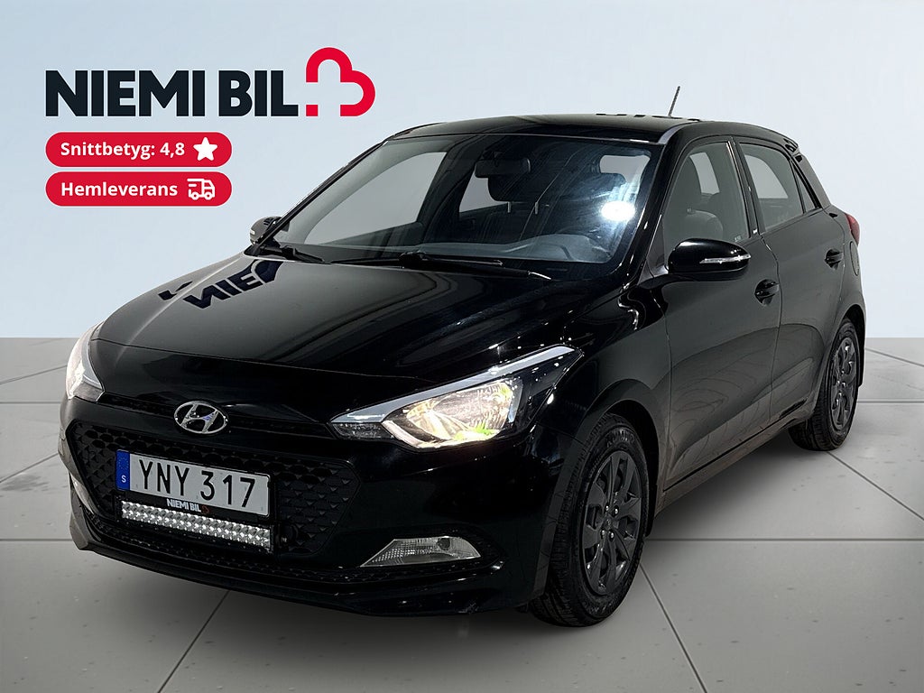 Hyundai i20 1.2 Comfort Mvärm Rattvärme LED-ramp Kamkedja S/V-hjul