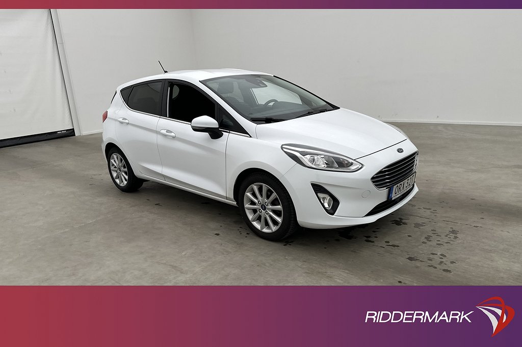 Ford Fiesta 1.0 EcoBoost 100hk Titanium Sensorer Rattvärme