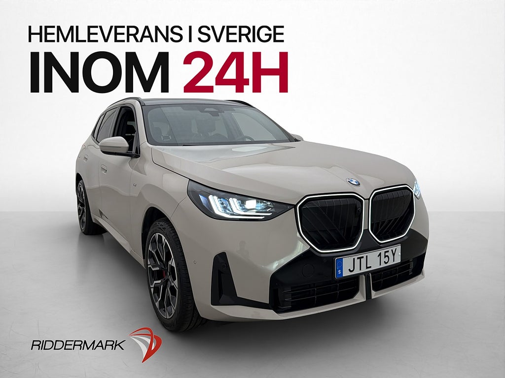 BMW X3 30e xDrive 299hk M Sport Pro H/K 360° Pano Skinn