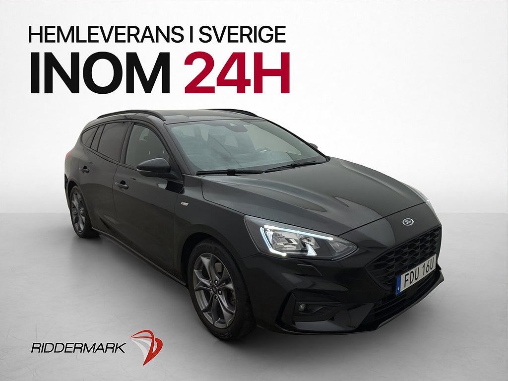 Ford Focus 1.0 Active Kamera Navi Rattvärme Keyless Drag