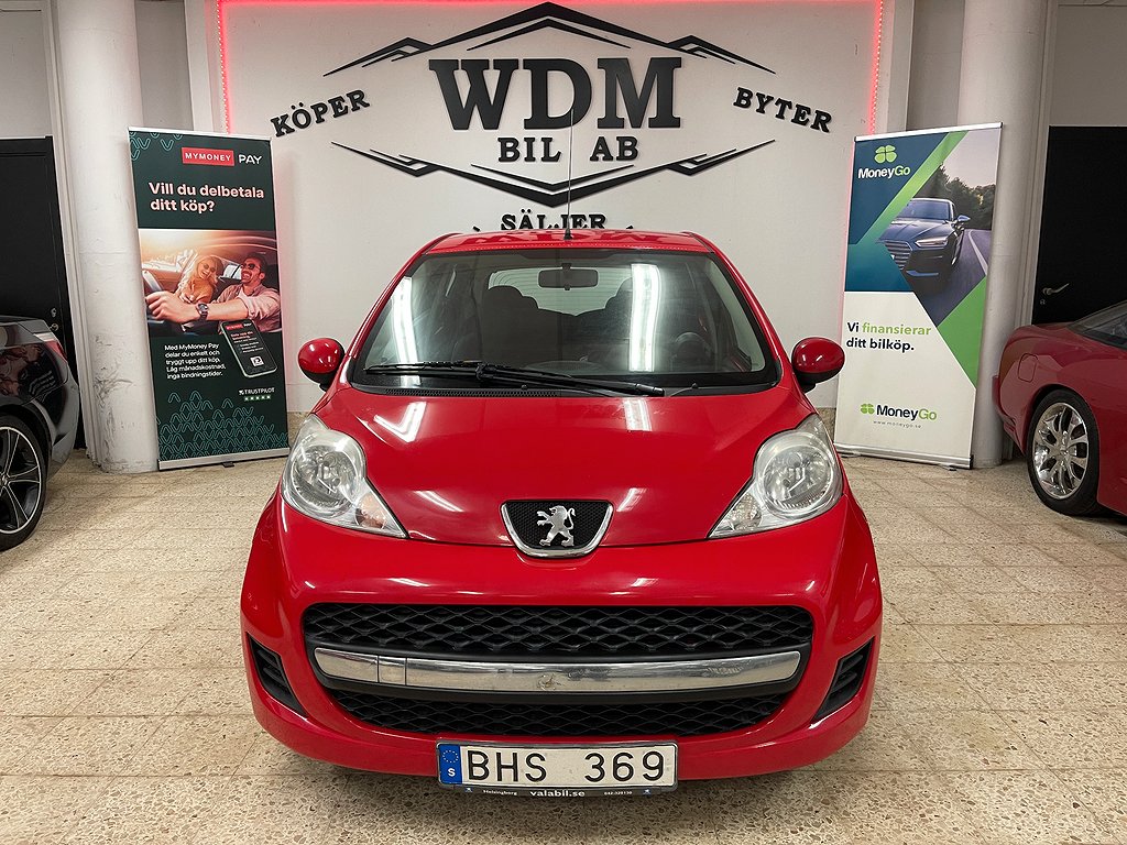 Peugeot 107 5-dörrar 1.0 VVT-i 68hk,Kamkedja,NyBes,NyServ