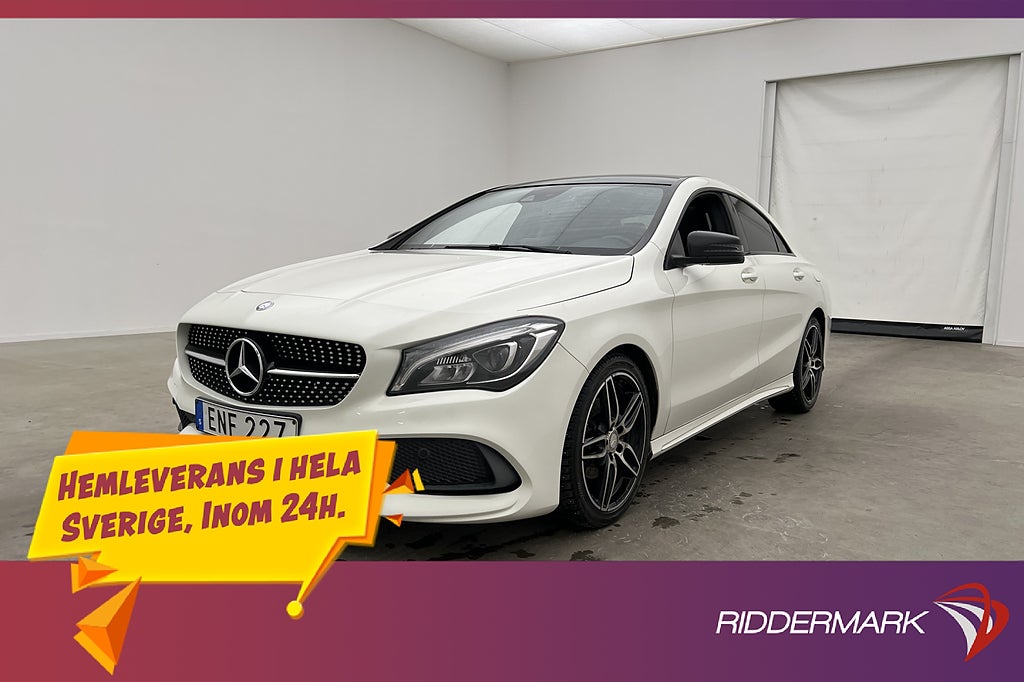 Mercedes-Benz CLA 200 d AMG Panorama Halvskinn Bluetooth