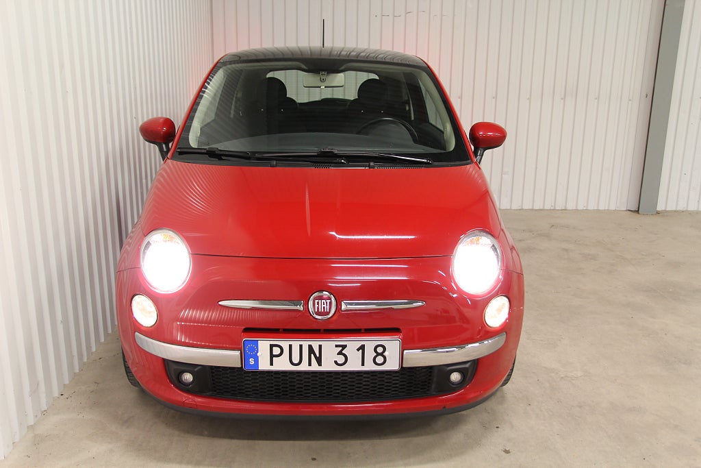 Fiat 500 1.2 8V Lounge-paket Panorama, AC