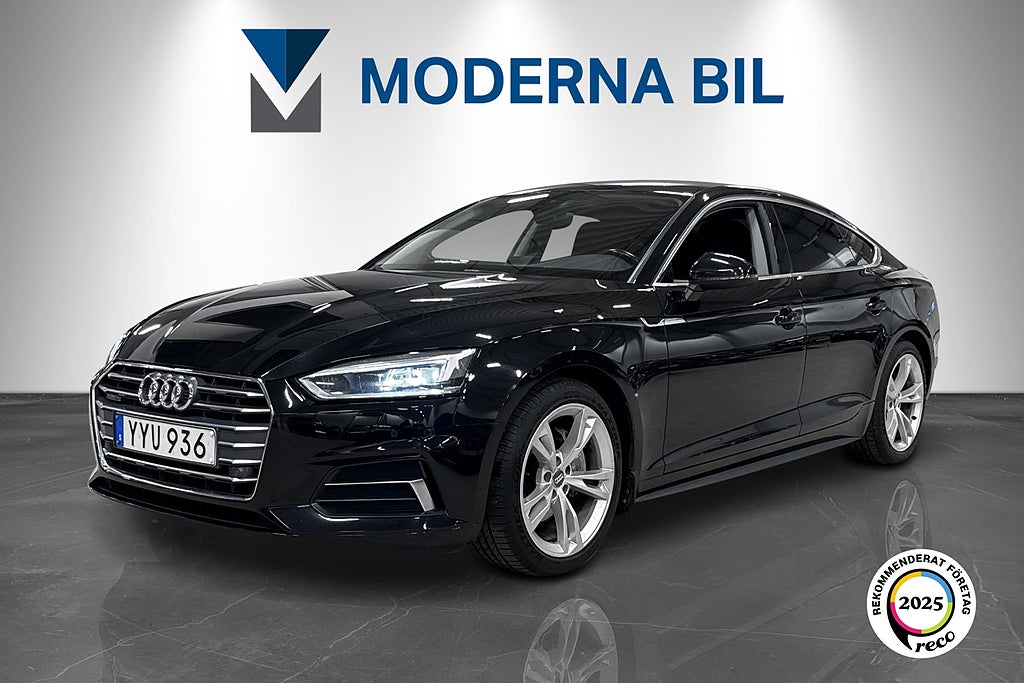 Audi A5 Sportback 2.0 TDI 190hk quattro S Tronic D-värmare Drag