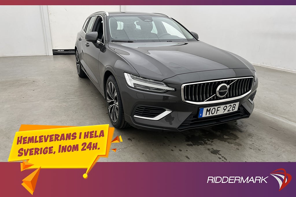 Volvo V60 Recharge T6 AWD 350hk Core Värm Kamera Drag MOMS