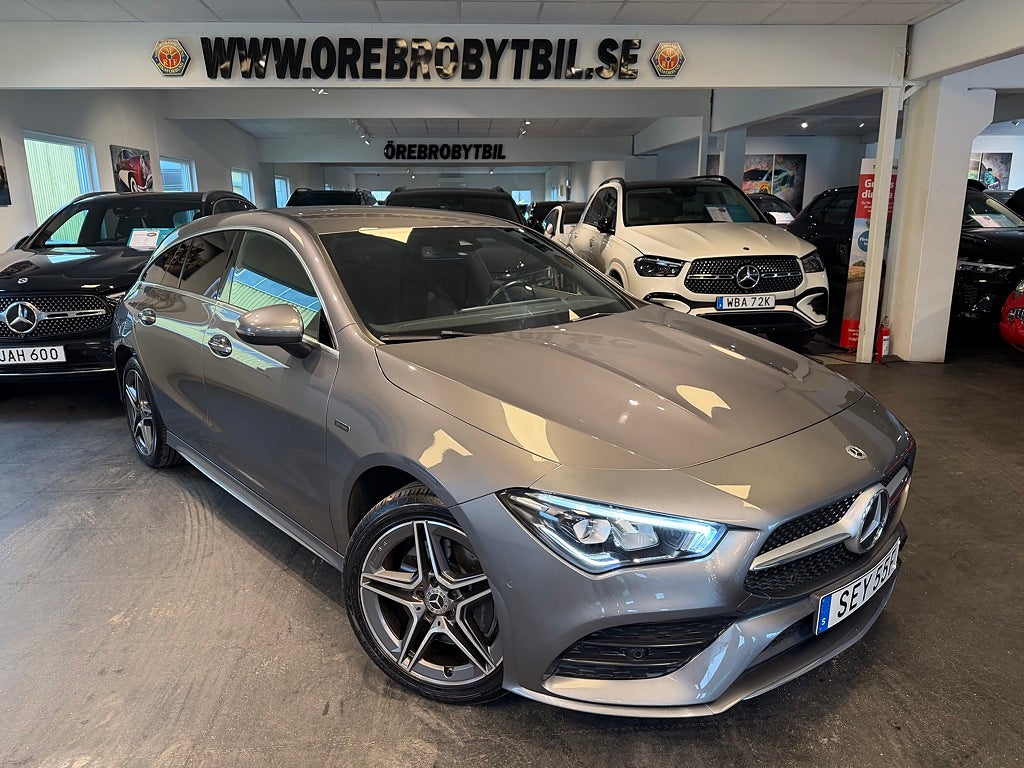 Mercedes-Benz CLA 250 e Shooting Brake AMG Drag Gps Värmare Ambient 218hk
